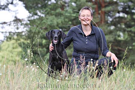 Hund mit Frau